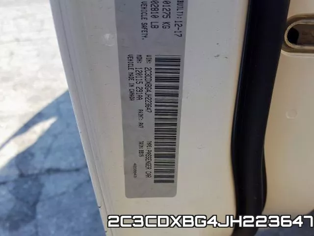 2C3CDXBG4JH223647 фото 2