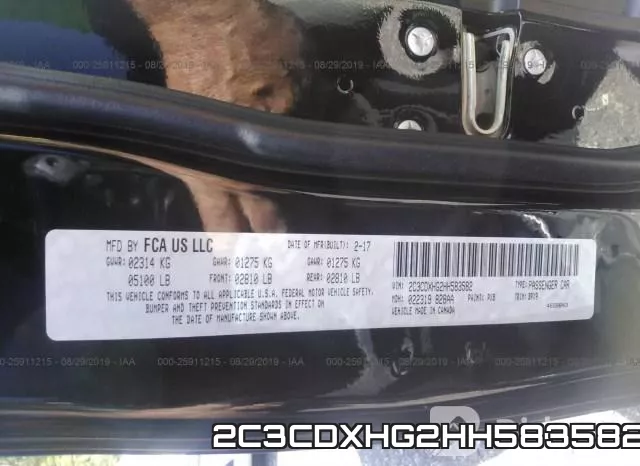 2C3CDXHG2HH583582 фото 10