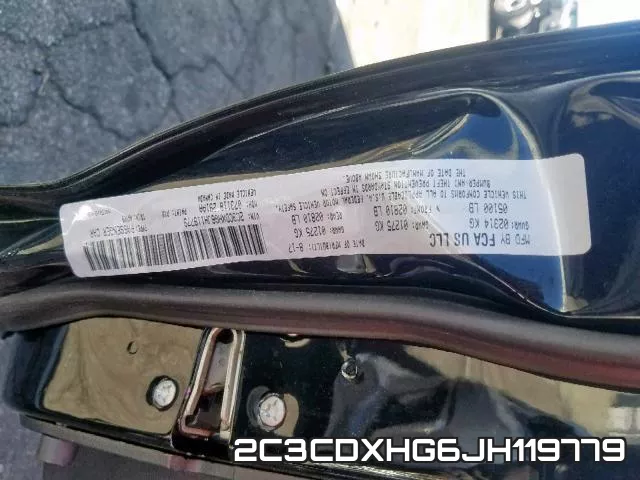 2C3CDXHG6JH119779 фото 2
