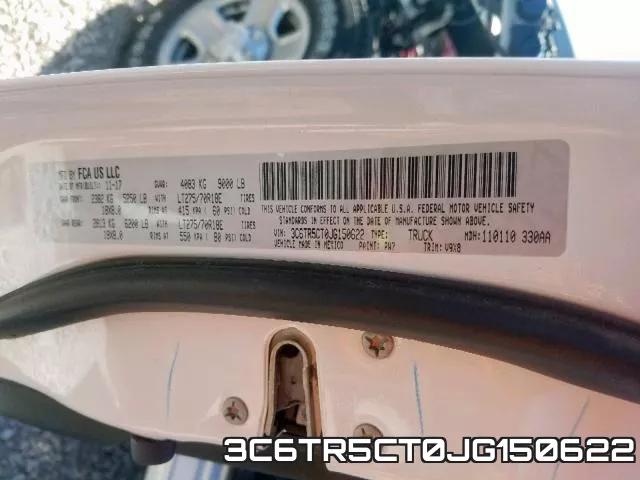 3C6TR5CT0JG150622 фото 2