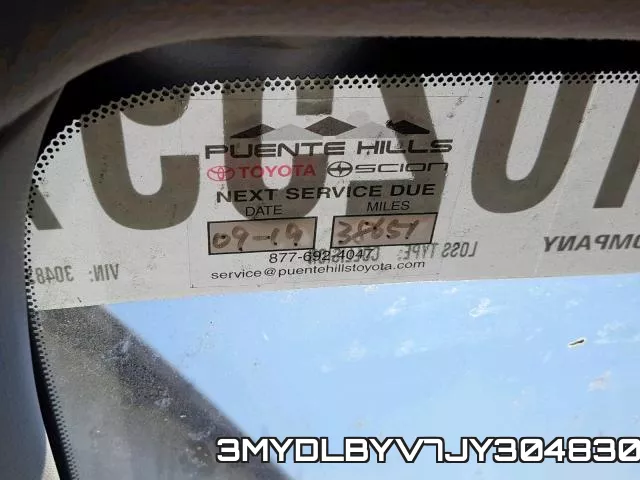 3MYDLBYV7JY304830 фото 7