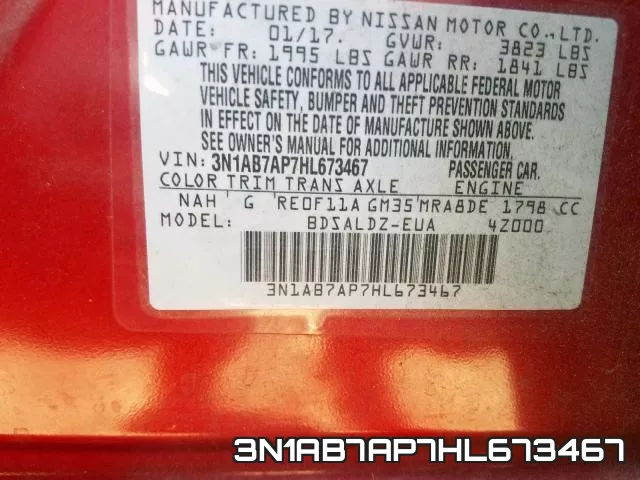 3N1AB7AP7HL673467 фото 2