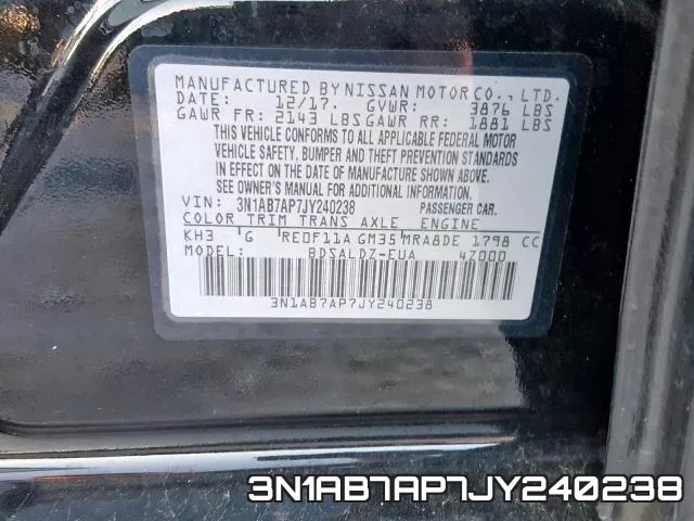 3N1AB7AP7JY240238 фото 2