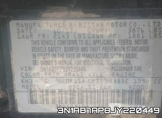 3N1AB7AP8JY220449 фото 8