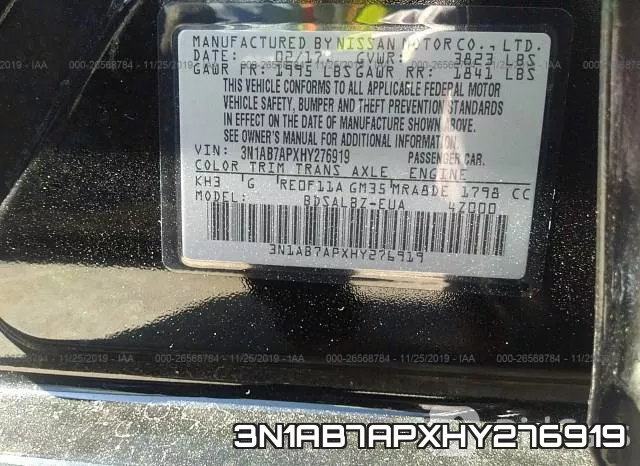 3N1AB7APXHY276919 фото 7
