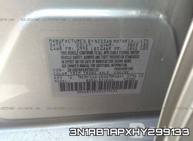 3N1AB7APXHY299133 фото 9