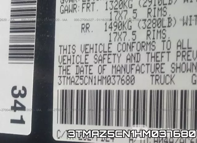 3TMAZ5CN1HM037680 фото 10