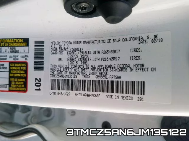 3TMCZ5AN6JM135122 фото 2