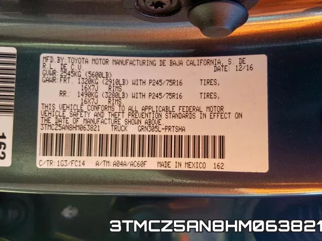 3TMCZ5AN8HM063821 фото 2