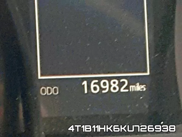 4T1B11HK6KU726938 фото 8
