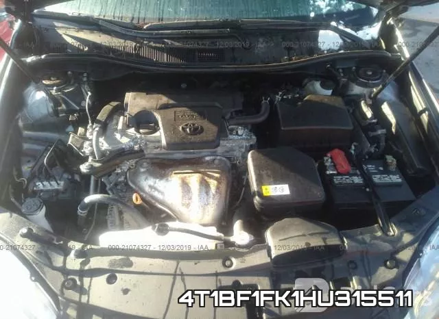 4T1BF1FK1HU315511 фото 2