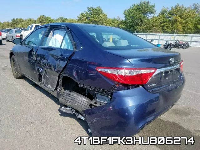 4T1BF1FK3HU806274 фото 2