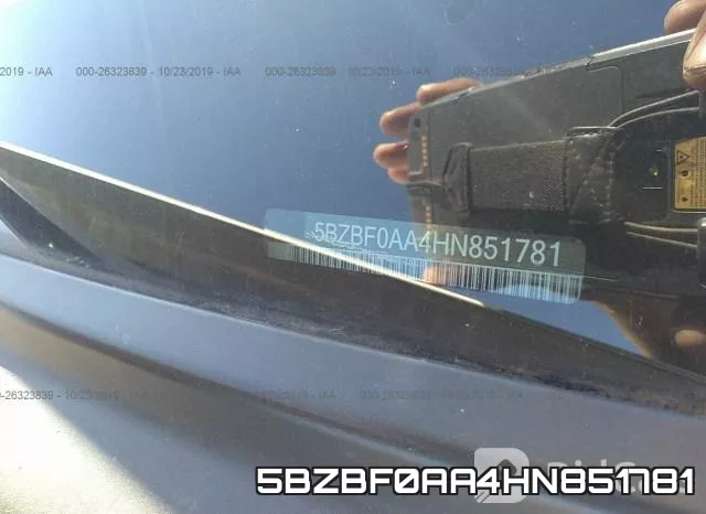 5BZBF0AA4HN851781 фото 10