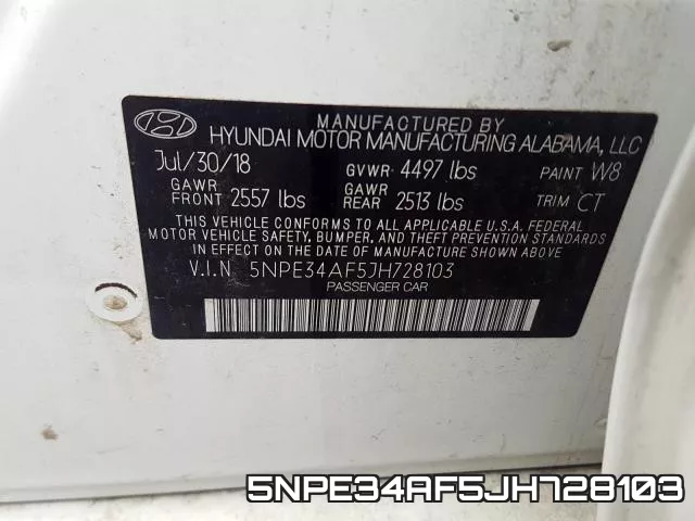 5NPE34AF5JH728103 фото 2