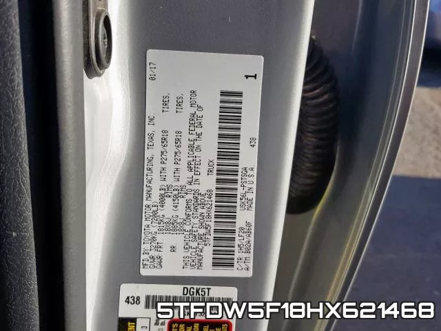 5TFDW5F18HX621468 фото 2
