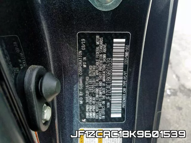 JF1ZCAC18K9601539 фото 2