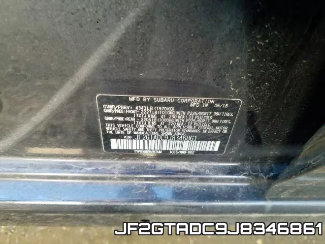 JF2GTADC9J8346861 фото 2