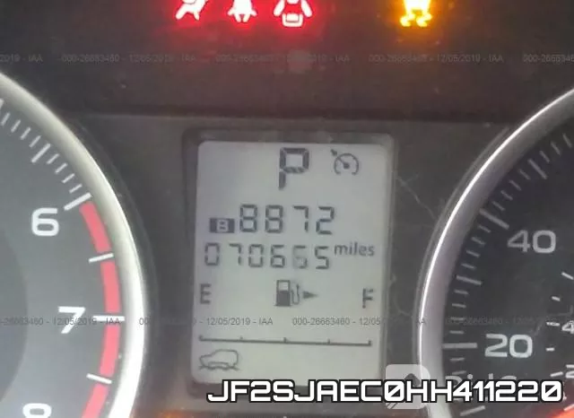 JF2SJAEC0HH411220 фото 8