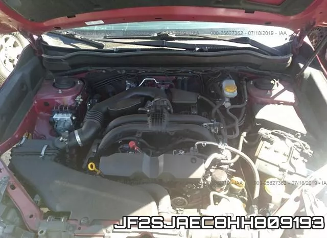 JF2SJAEC8HH809193 фото 2
