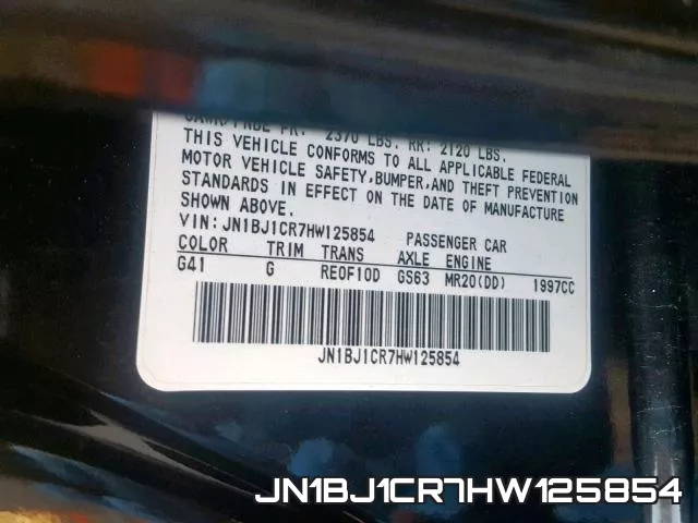 JN1BJ1CR7HW125854 фото 2