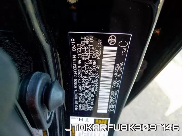 JTDKARFU8K3097146 фото 2