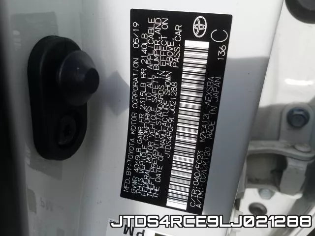 JTDS4RCE9LJ021288 фото 2