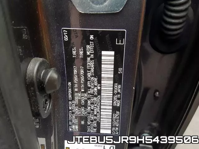 JTEBU5JR9H5439506 фото 2
