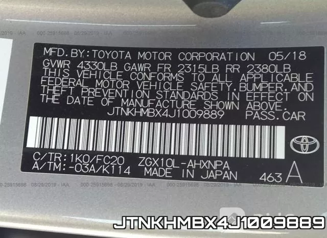 JTNKHMBX4J1009889 фото 9