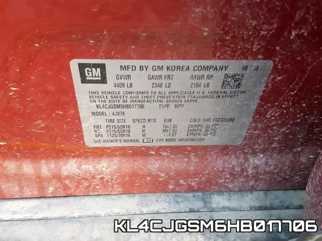 KL4CJGSM6HB017706 фото 2