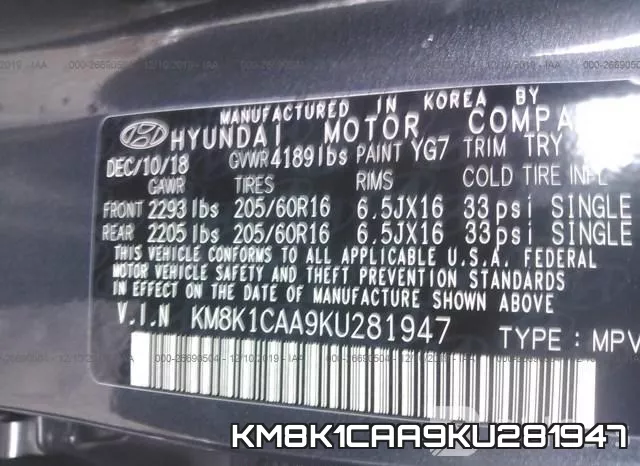 KM8K1CAA9KU281947 фото 8