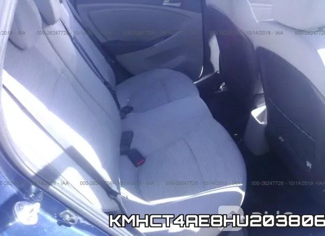 KMHCT4AE8HU203806 фото 9