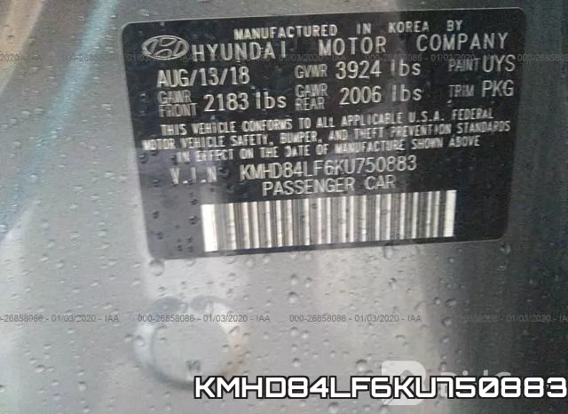 KMHD84LF6KU750883 фото 9