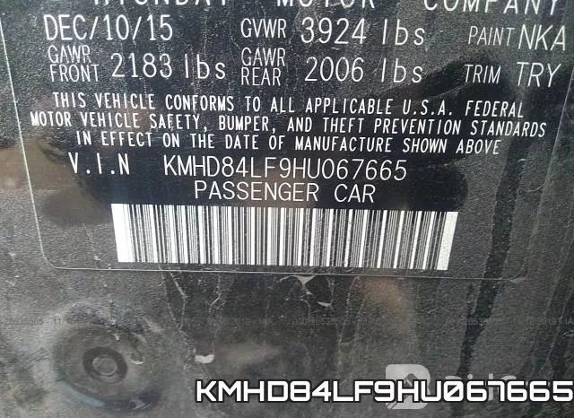 KMHD84LF9HU067665 фото 10