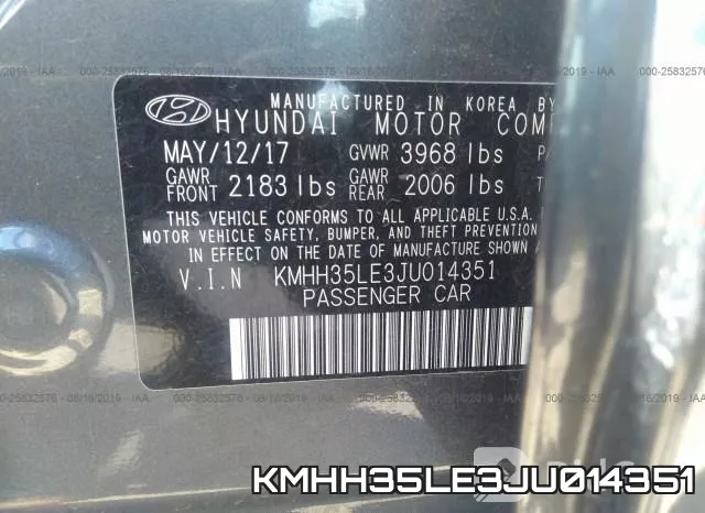 KMHH35LE3JU014351 фото 10