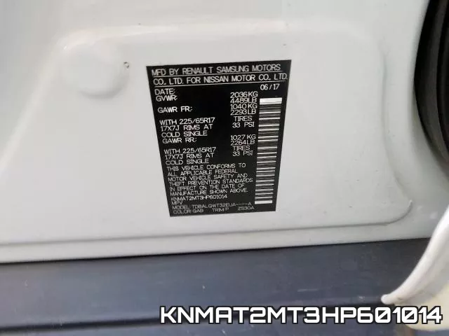 KNMAT2MT3HP601014 фото 2