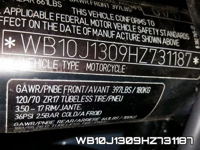 WB10J1309HZ731187 фото 2