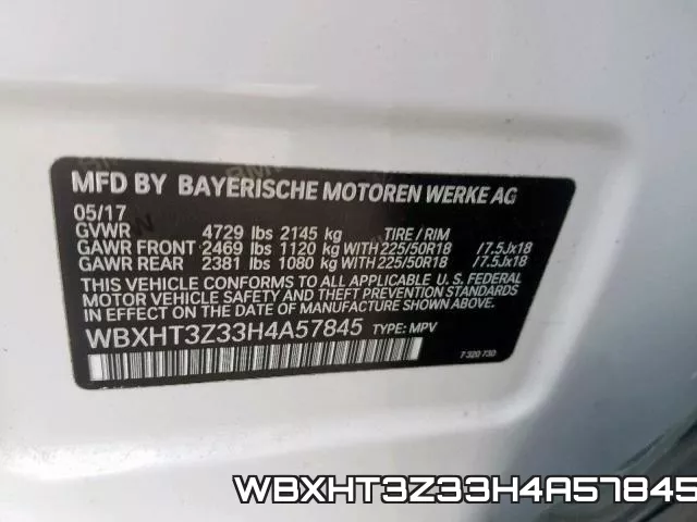 WBXHT3Z33H4A57845 фото 2