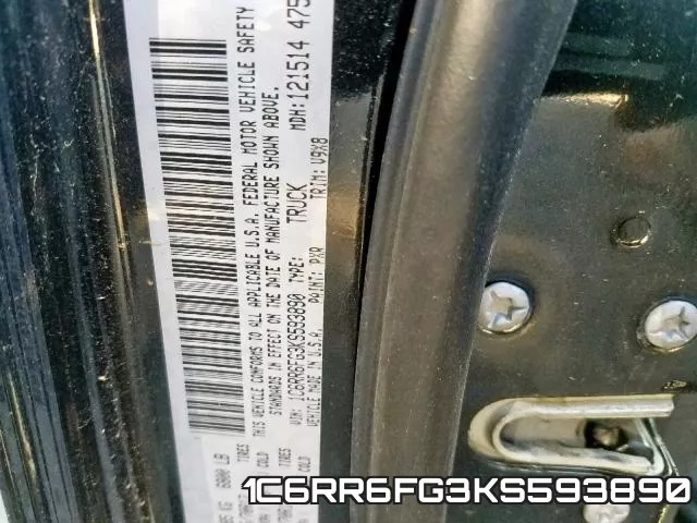 1C6RR6FG3KS593890 фото 2
