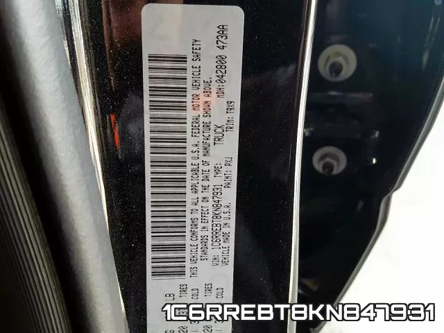 1C6RREBT8KN847931 фото 2