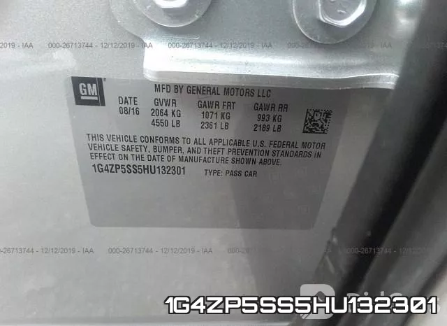1G4ZP5SS5HU132301 фото 10