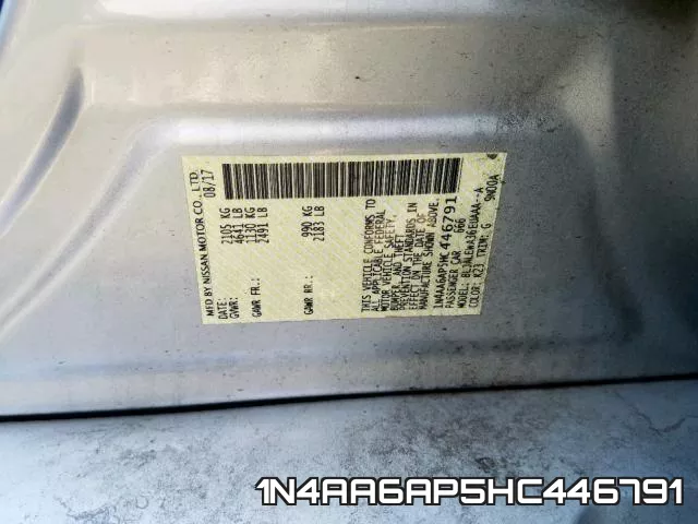 1N4AA6AP5HC446791 фото 2