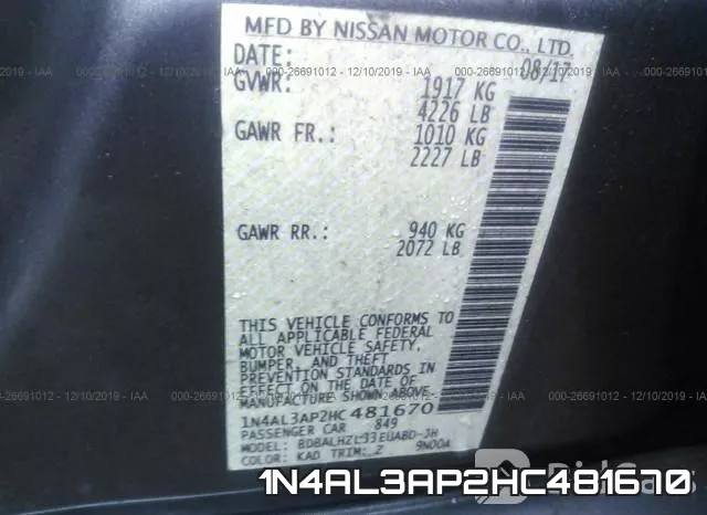 1N4AL3AP2HC481670 фото 9