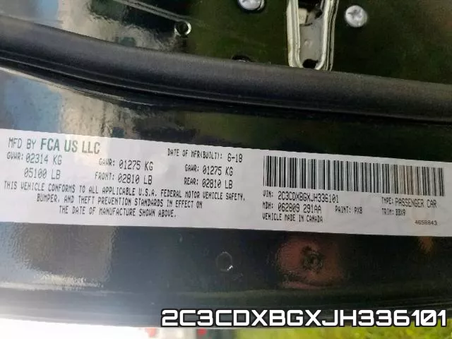 2C3CDXBGXJH336101 фото 2