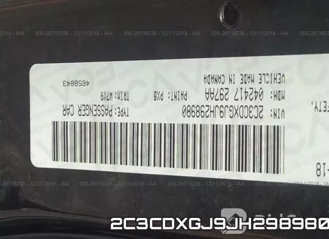 2C3CDXGJ9JH298980 фото 9