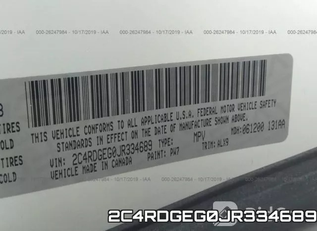 2C4RDGEG0JR334689 фото 10