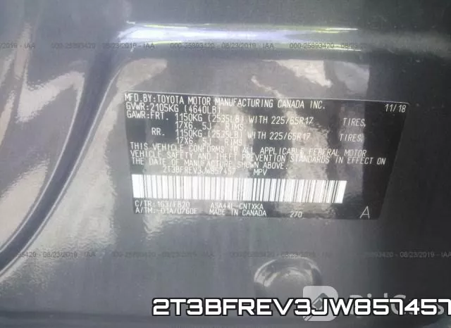 2T3BFREV3JW857457 фото 10