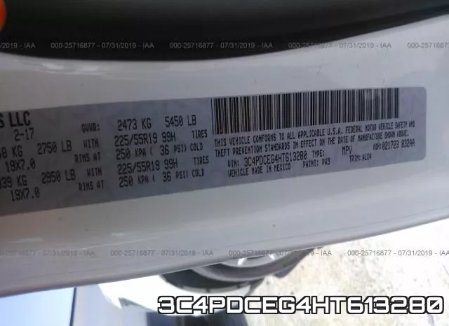 3C4PDCEG4HT613280 фото 9