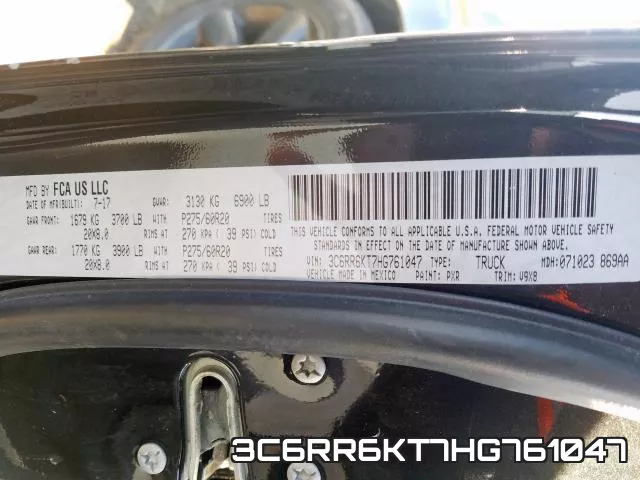 3C6RR6KT7HG761047 фото 2
