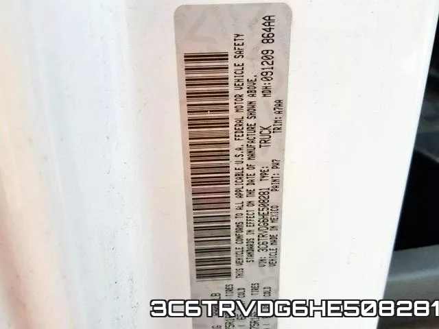 3C6TRVDG6HE508281 фото 2
