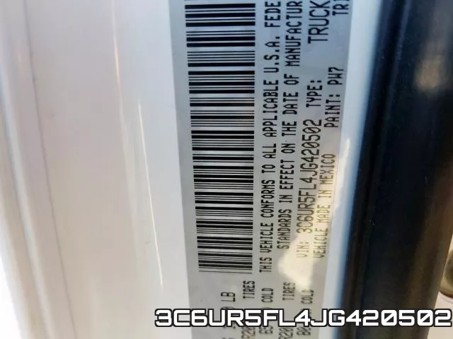 3C6UR5FL4JG420502 фото 2